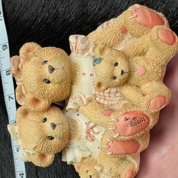 Cherished Teddies Allison & Alexandria Bear Figurine 1995 Enesco - Picture 3 of 10